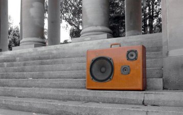 Boom Case: A Boom Box Hidden in a Suitcase