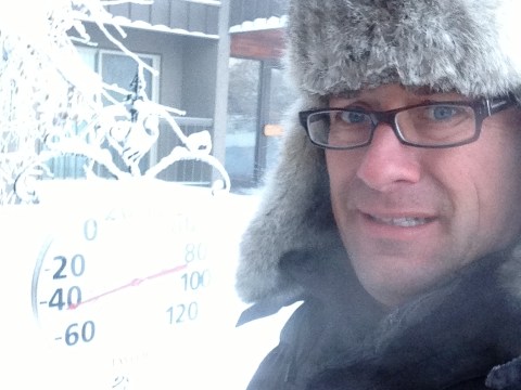 Santa's Home: Freezing in Fairbanks, Alaska