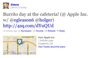 Why Was Foursquare's Dennis Crowley Checking In at Apple?