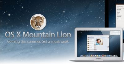 Apple's OS X 10.8 Mountain Lion 'Inspired By iPad'