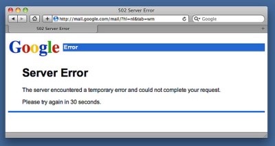 Gmail Should Work Now -- If Not, E-Mail Google
