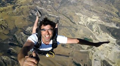 Watch Skydivers Jump With Google Glasses on