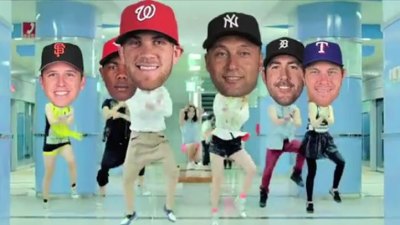Buster in MLB Gangnam Style Playoffs Video