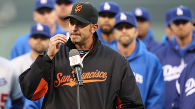 Affeldt Visits Stow in San Francisco Hospital