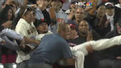 Melky Gets Help From Fans on Top Catch