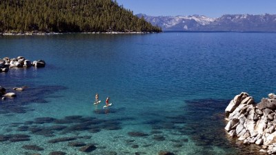 Tahoe-Style Paddle Boarding