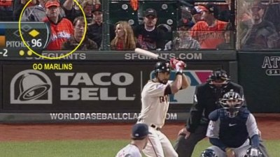 Random Marlins Fan at Giants Game Unveiled 