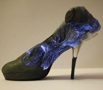 Gorgeous Illuminated Fiber Optics Shoes