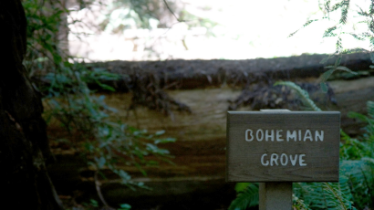 For once, the Bohemian Grove isn't being criticized for conspiring to rule the world ruthlessly.