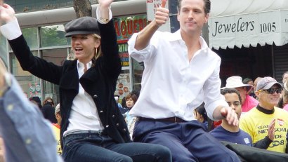 The last time we can remember Siebel-Newsom wearing jeans. The last time we can remember Siebel-Newsom wearing jeans.