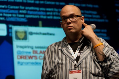 Drew Olanoff manages online communities professionally, but a bout of cancer has him preaching a more personal gospel.