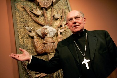 Cardinal William Levada doesn't want you gays giving foster children healthy, stable families. Cardinal William Levada doesn't want you gays giving foster children healthy, stable families.