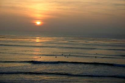 Sunset at San Elijo State Beach