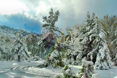 The morning after with rainbow