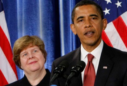President-elect Barack Obama and Council of Economic Advisers Chair-designate Christina Rome. President-elect Barack Obama and Council of Economic Advisers Chair-designate Christina Rome.