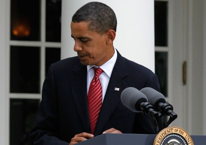 Supporters of President Barack Obama hopes he turns around the previous administration's decision to oppose employer mandates to pay for healthcare. Supporters of President Barack Obama hopes he turns around the previous administration's decision to oppose employer mandates to pay for healthcare.