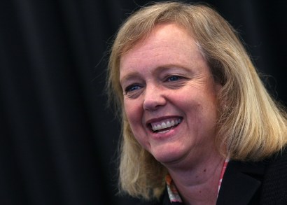 Why might Meg Whitman be smiling? Because the Wall Street Journal gave her campaign a big, wet kiss