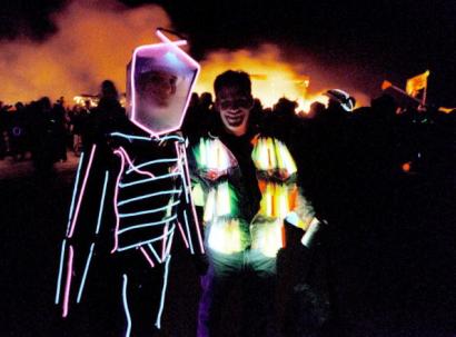 Cell service might be improved if costumes like this might double as radio antennas. Cell service might be improved if costumes like this might double as radio antennas.