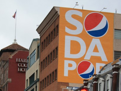 What a tax on sweet drinks doesn't address is how heavily soda is marketed, particularly to children.