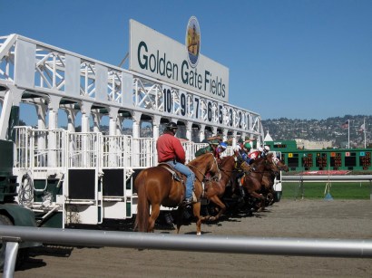 It's off to the races in the auction for the land under Golden Gate Fields.