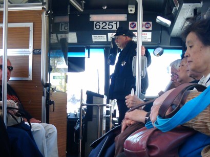 In this photo from April, even the photographer joked "SFPD actually turns up on Muni," so it's not just me that finds it rare.
