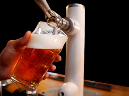 beer on tap
