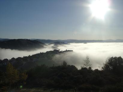 Above the clouds over Escondido Above the clouds over Escondido