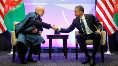 Obama, Karzai Push for Peace in Afghanistan