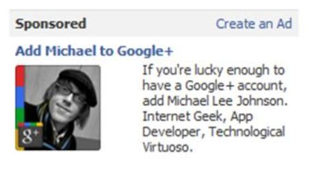 Facebook Yanks Google+ Ad