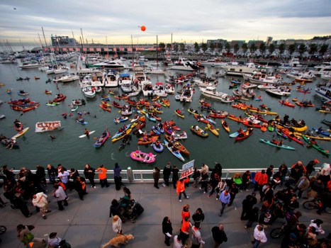 McCovey Cove's First Ever Water Polo Match