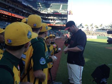 Giants Honor Petaluma Little League