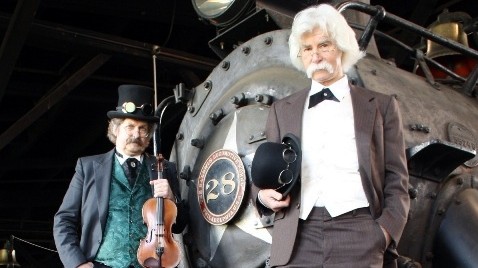 Riding the Rails with Mark Twain