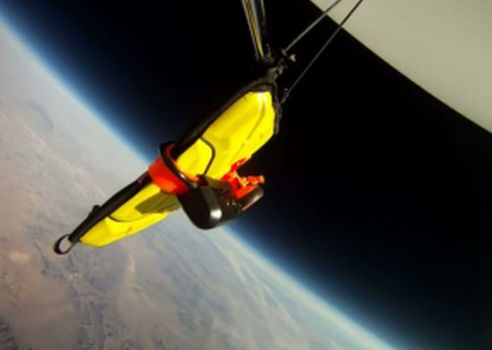 Watch an iPad Fall from Space and Survive