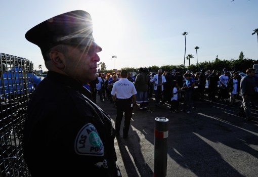 Show of Force at Dodger Stadium