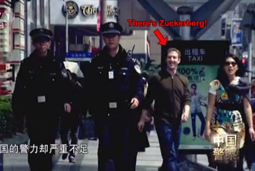 Zuckerberg Caught on Vacation in Chinese Doc