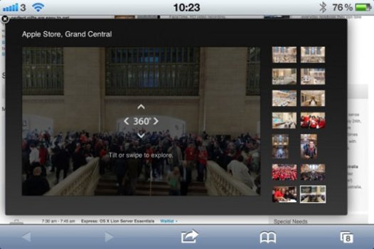 Take a 360-Degree Tour of Apple's Largest Store With an iPhone