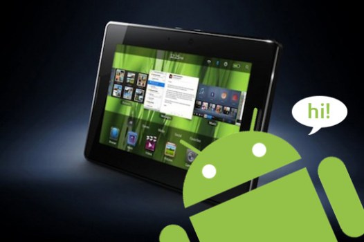 BlackBerry Tablet Will Do Android Apps