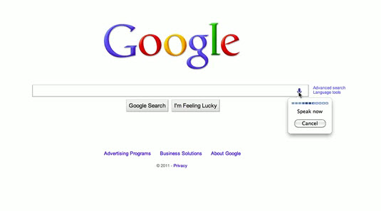 Google (Voice) Maps Are Chrome Only