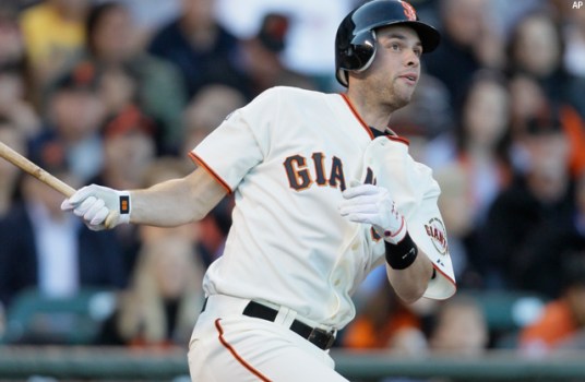 Belt Powers Giants to Win Over Dodgers