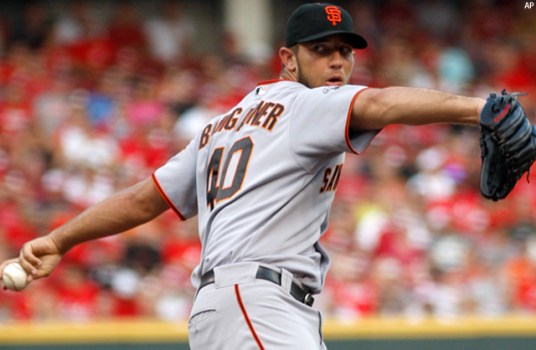 Reds Tag Bumgarner for Five in First, Win 7-2
