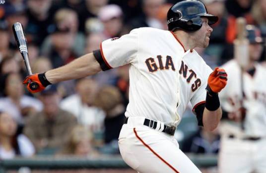 Giants even series, beat Brewers 4-2