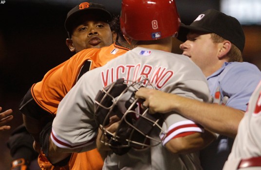 Tempers Flare in Giants' Loss to Phils