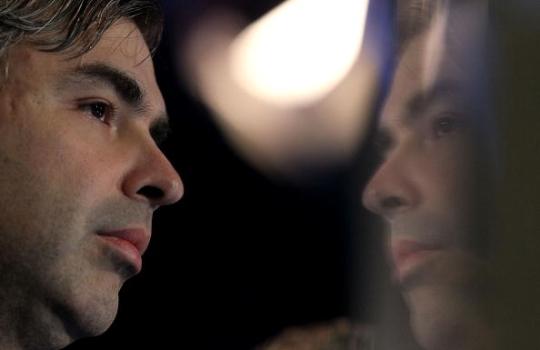 Larry Page Starts Driving Google's Big Desk