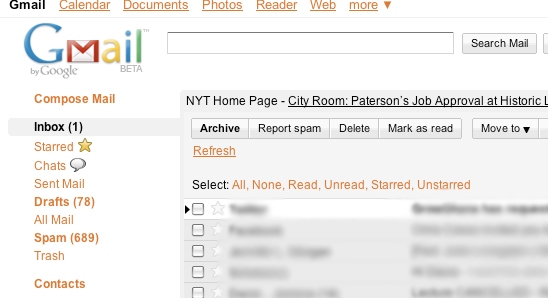 Google Testing Display Ads on Gmail