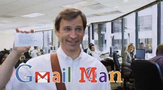 Microsoft Mocks Google With 'Gmail Man' Spoof