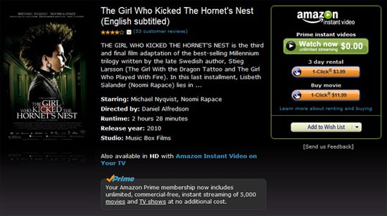 Free Movies on Amazon? More like Free Movie