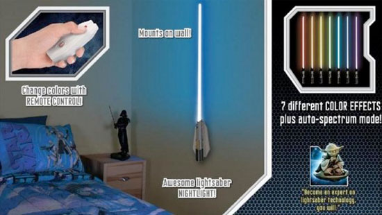 The Remote-Control Lightsaber Nightlight