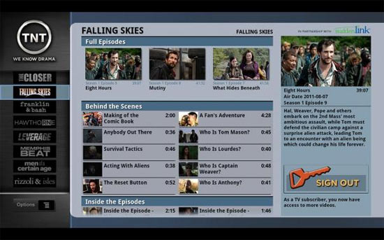 Google TV Gets New Apps From TBS and TNT 
