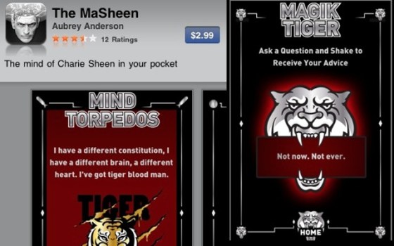 Charlie Sheen Has an App