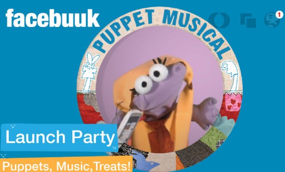 Singing Facebooking Puppets